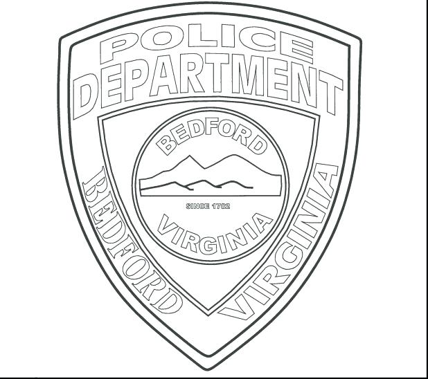 Police Badge Coloring Page Printable Police Hat And Badge Coloring 618x548 Police Badge Coloring Page Printable Police Hat And Badge Coloring
