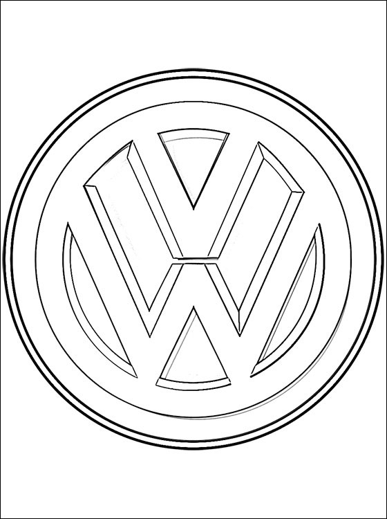 Car Logo Coloring Pages Volkswagen Logo Coloring Page Coloring 560x750 Car Logo Coloring Pages Volkswagen Logo Coloring Page Coloring
