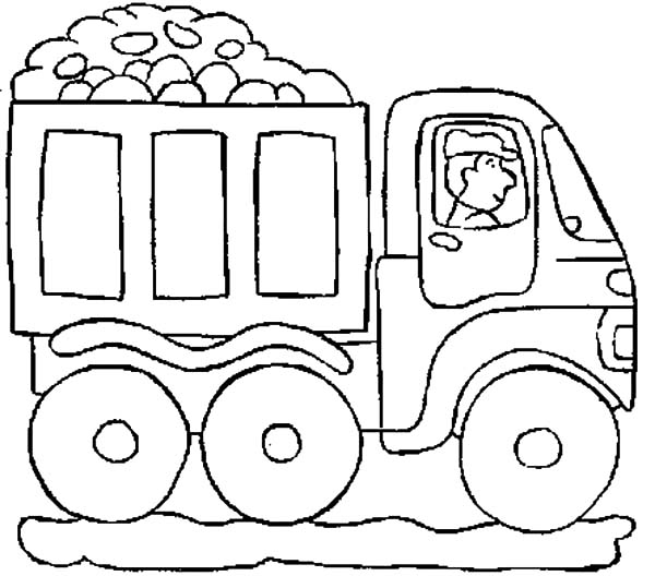 Car Transporter Truck Bring Rocks Coloring Pages Best Place To Color 600x539 Car Transporter Truck Bring Rocks Coloring Pages Best Place To Color