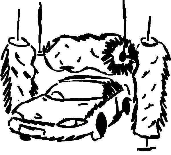 600x546 Car Going Through The Wash Coloring Pages Best Place To Color