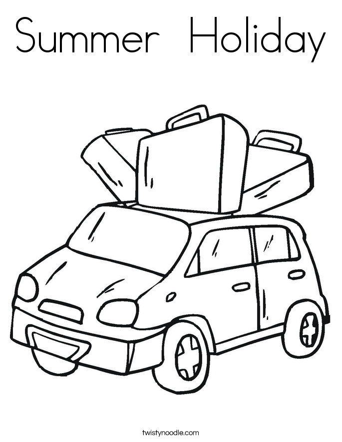 Summer Holiday Coloring Page Twisty Noodle, Holiday Colouring 685x886 Summer Holiday Coloring Page Twisty Noodle, Holiday Colouring