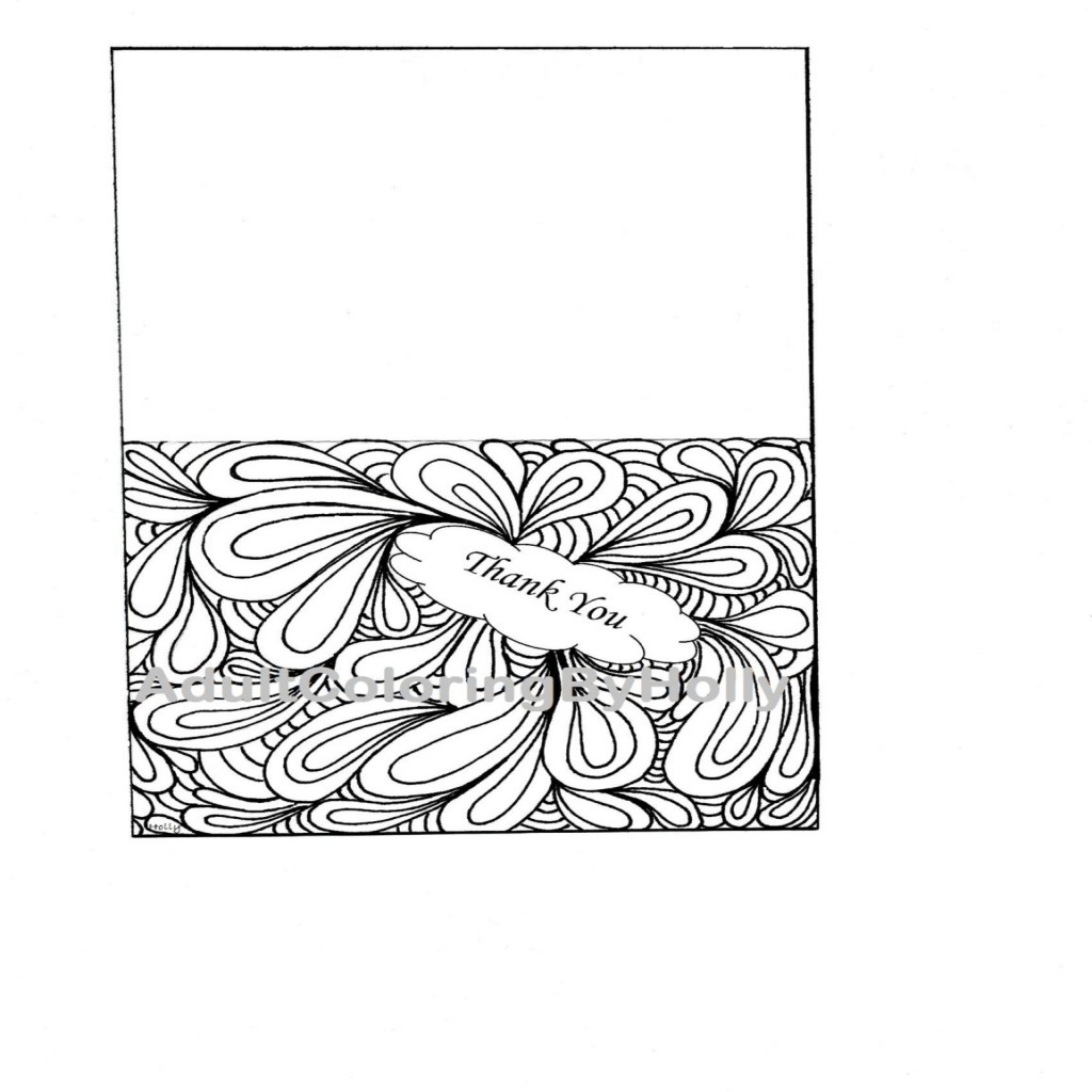 Thank You Card Coloring Page 1024x1024 Thank You Card Coloring Page