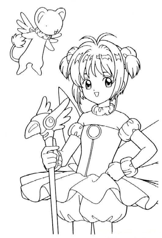 Cardcaptor Sakura Coloring Pages