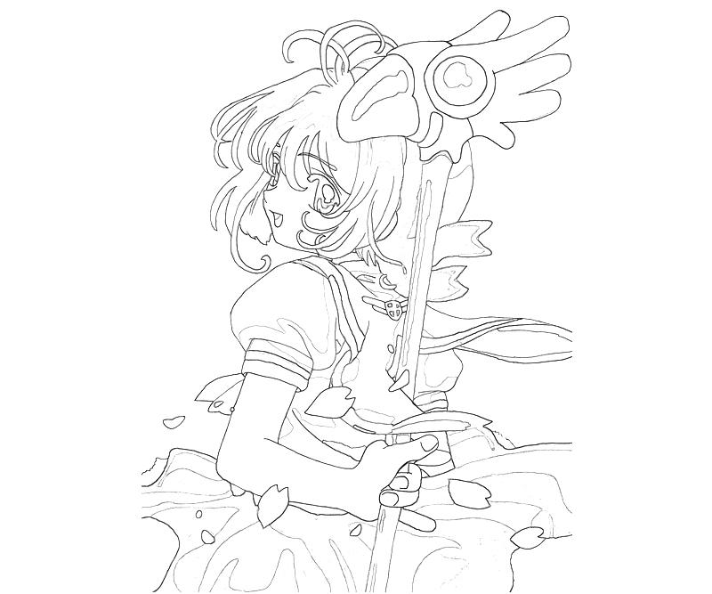 Cardcaptor Sakura Coloring Pages at GetColorings.com | Free printable ...