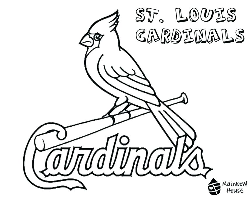 863x685 This Is St Louis Cardinals Coloring Pages Images St Cardinals