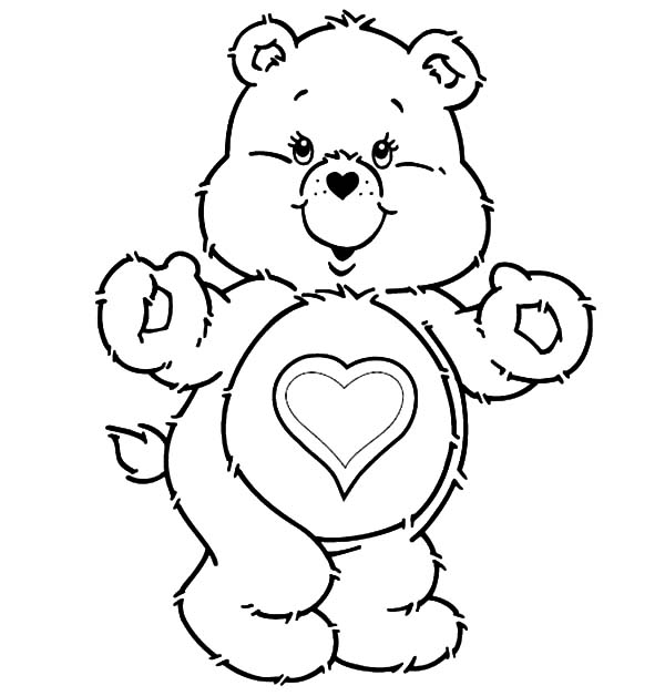 Funshine Care Bears Coloring Pages Best Place To Color 600x628 Funshine Care Bears Coloring Pages Best Place To Color