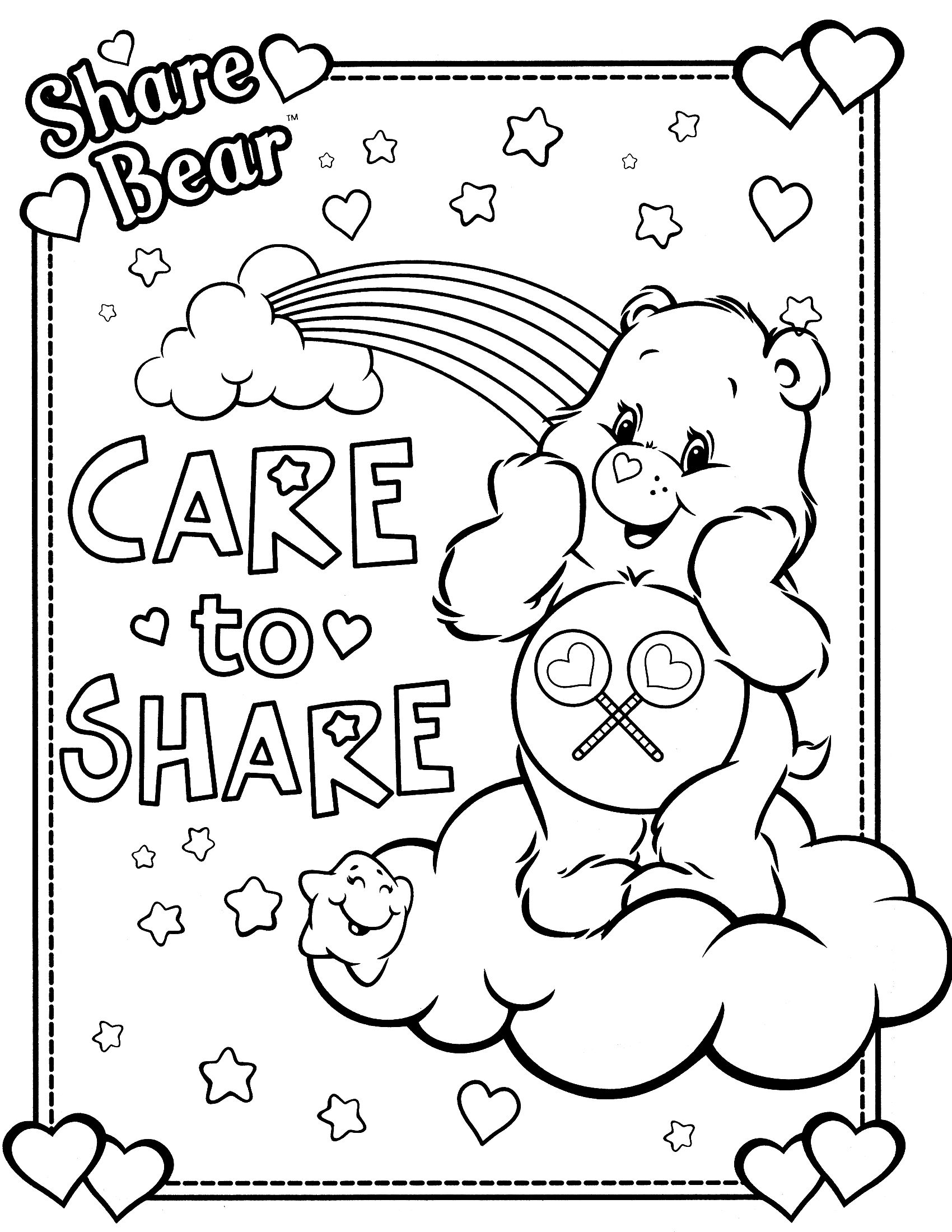 Care Bears Coloring Pages Care Bears Coloring Page 11 Bulletin 1700x2200 Care Bears Coloring Pages Care Bears Coloring Page 11 Bulletin