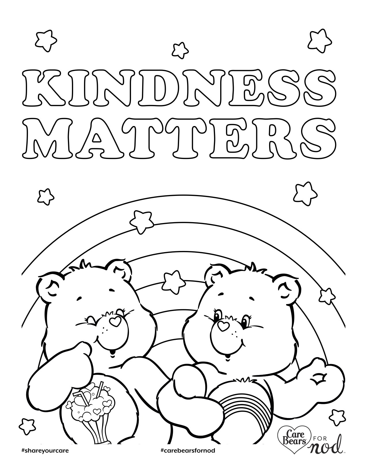 Care Bears Printable Coloring Pages Newyork 1275x1650 Care Bears Printable Coloring Pages Newyork