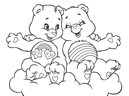 Care Bears Coloring Page! Care Bears Games Amp Activities 450x334 Care Bears Coloring Page! Care Bears Games Amp Activities