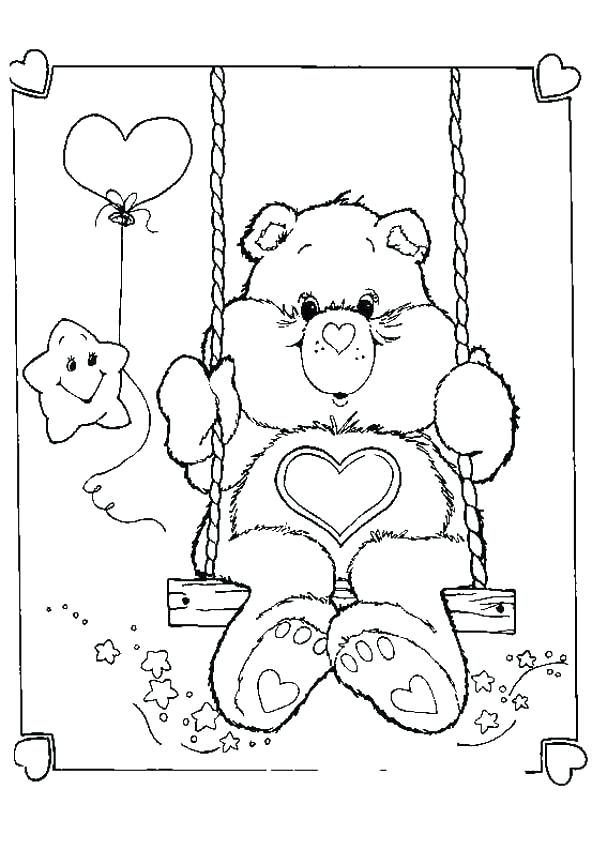 Awesome Care Bear Coloring Pages And Care Bears Coloring Pages 11 607x850 Awesome Care Bear Coloring Pages And Care Bears Coloring Pages 11