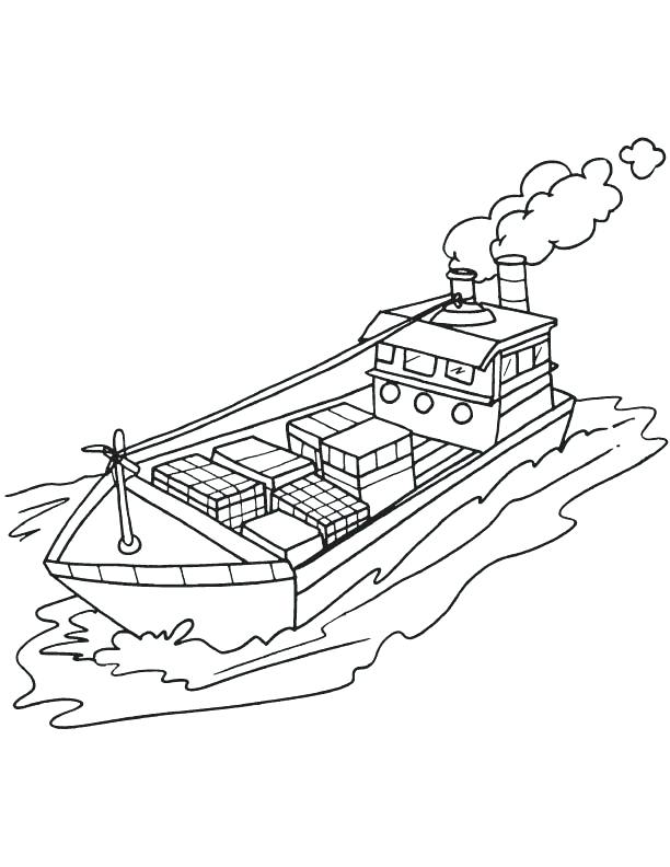 Ship Coloring Pages 612x792 Ship Coloring Pages