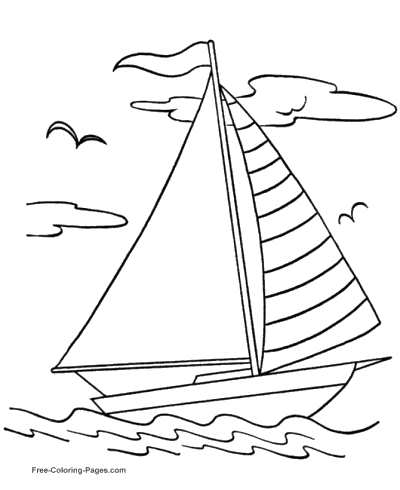 Boat Coloring Pages 400x490 Boat Coloring Pages