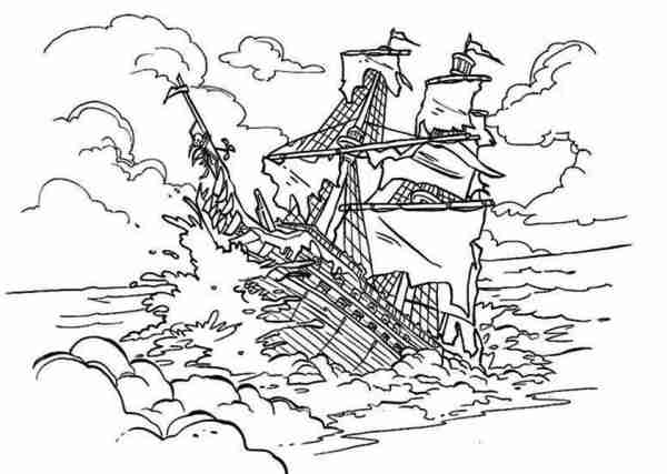 600x427 Top 10 Pirates Of The Caribbean Coloring Pages For Toddlers Also