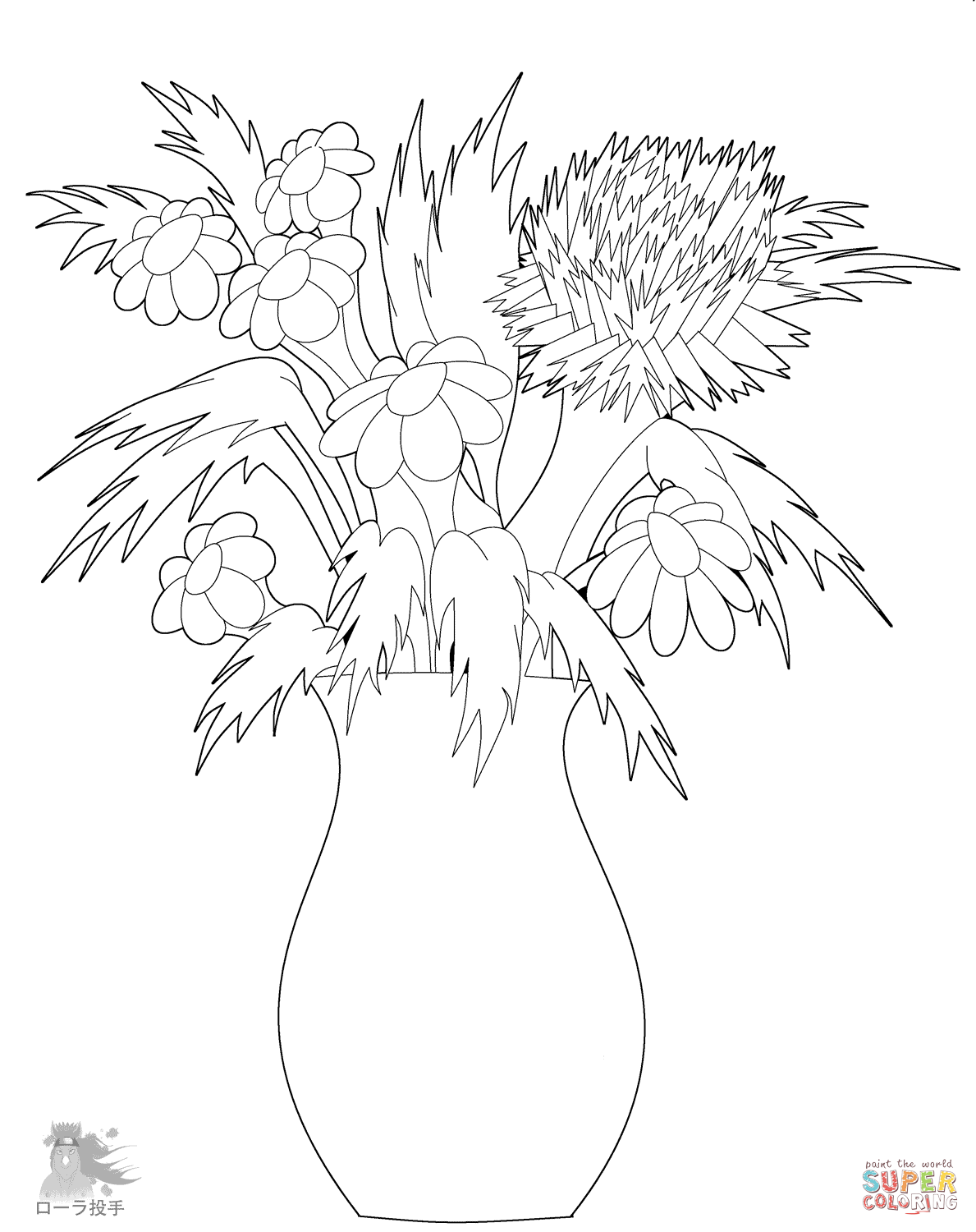 Drawn Vase Carnation Flower 1189x1500 Drawn Vase Carnation Flower
