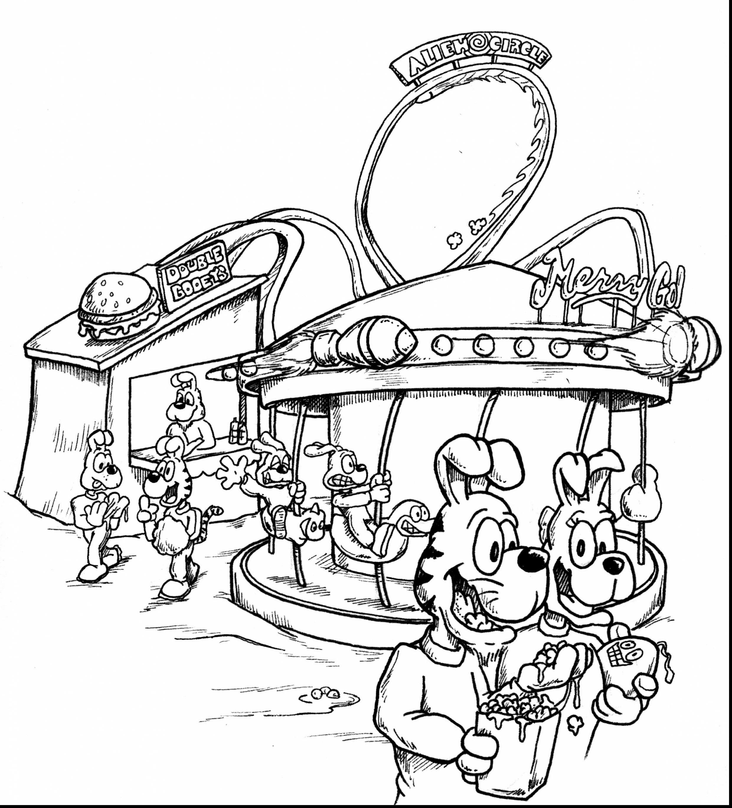 2480x2740 Portfolio Carnival Coloring Sheets Print The Vintage Circus Pages