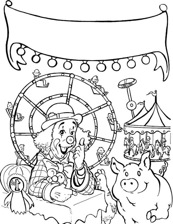 State Fair Carnival Coloring Pages State Fair Carnival Coloring 600x775 State Fair Carnival Coloring Pages State Fair Carnival Coloring