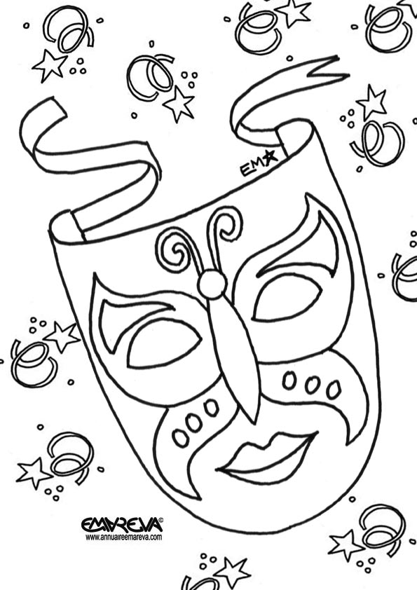 Carnival Coloring Pages 595x842 Carnival Coloring Pages