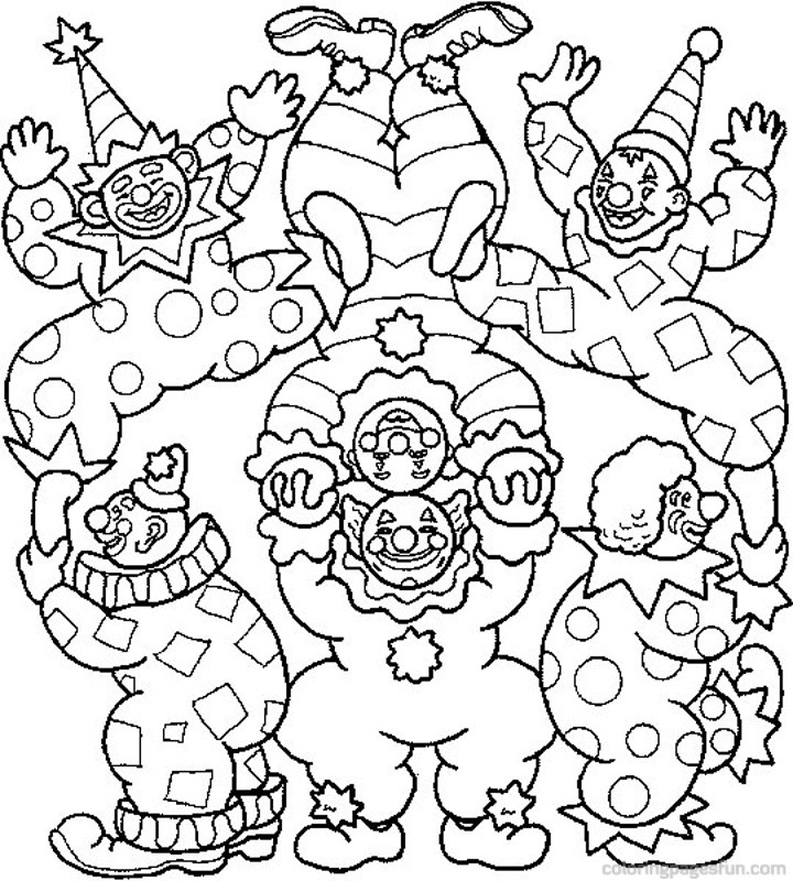 Circus Coloring Pages 720x800 Circus Coloring Pages