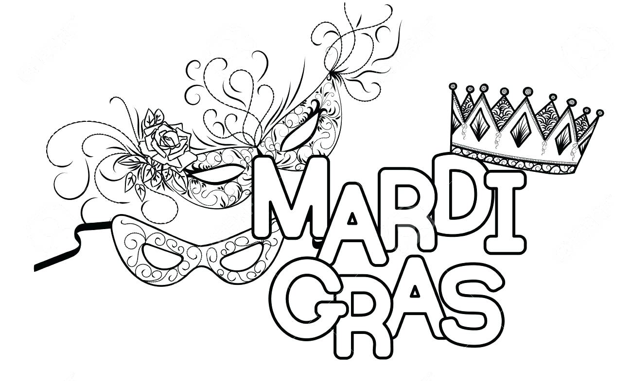 Carnival Mask Coloring Page at GetColorings.com | Free printable ...