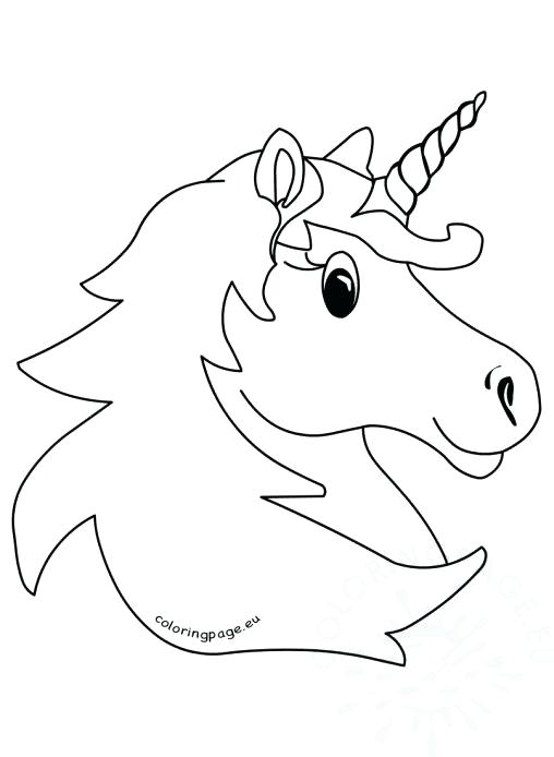 Carnival Coloring Pages Vector Illustration Magic Unicorn Head 508x694 Carnival Coloring Pages Vector Illustration Magic Unicorn Head