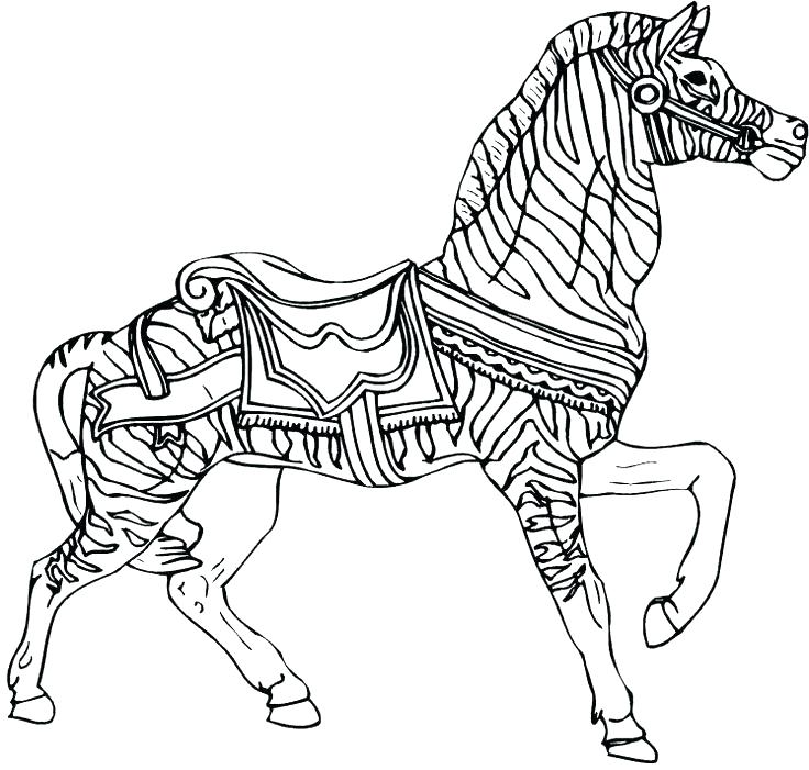 736x701 Carousel Coloring Page Coloring Page Google Search Carousel Horses
