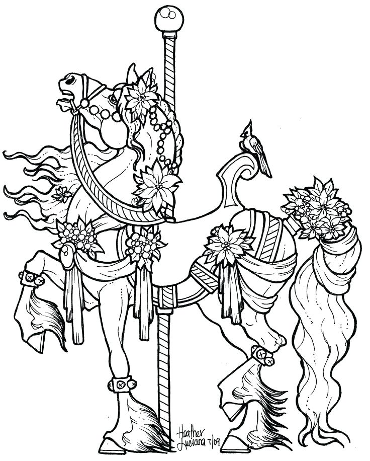 736x916 Carousel Coloring Pages New Carousel Coloring Pages In Coloring