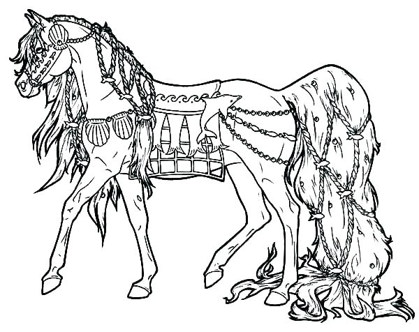 600x476 Free Printable Carousel Horse Coloring Pages Page Plus Carou