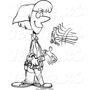 294x300 Free Handyman Coloring Page For Adults Pages Printable Color Book