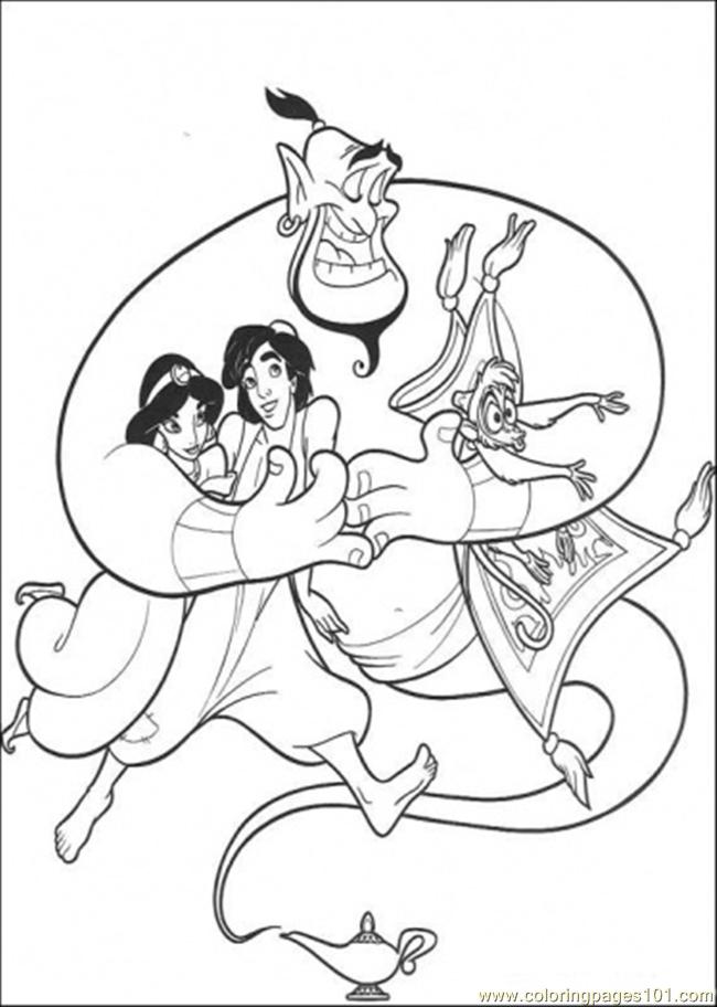 Mine Abu Carpet Coloring Page Coloring Page 650x912 Mine Abu Carpet Coloring Page Coloring Page