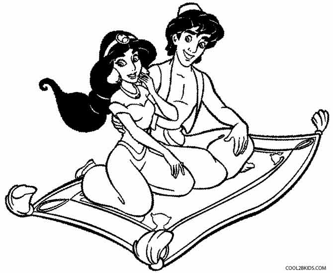 Printable Jasmine Coloring Pages For Kids Cool2bkids 670x549 Printable Jasmine Coloring Pages For Kids Cool2bkids
