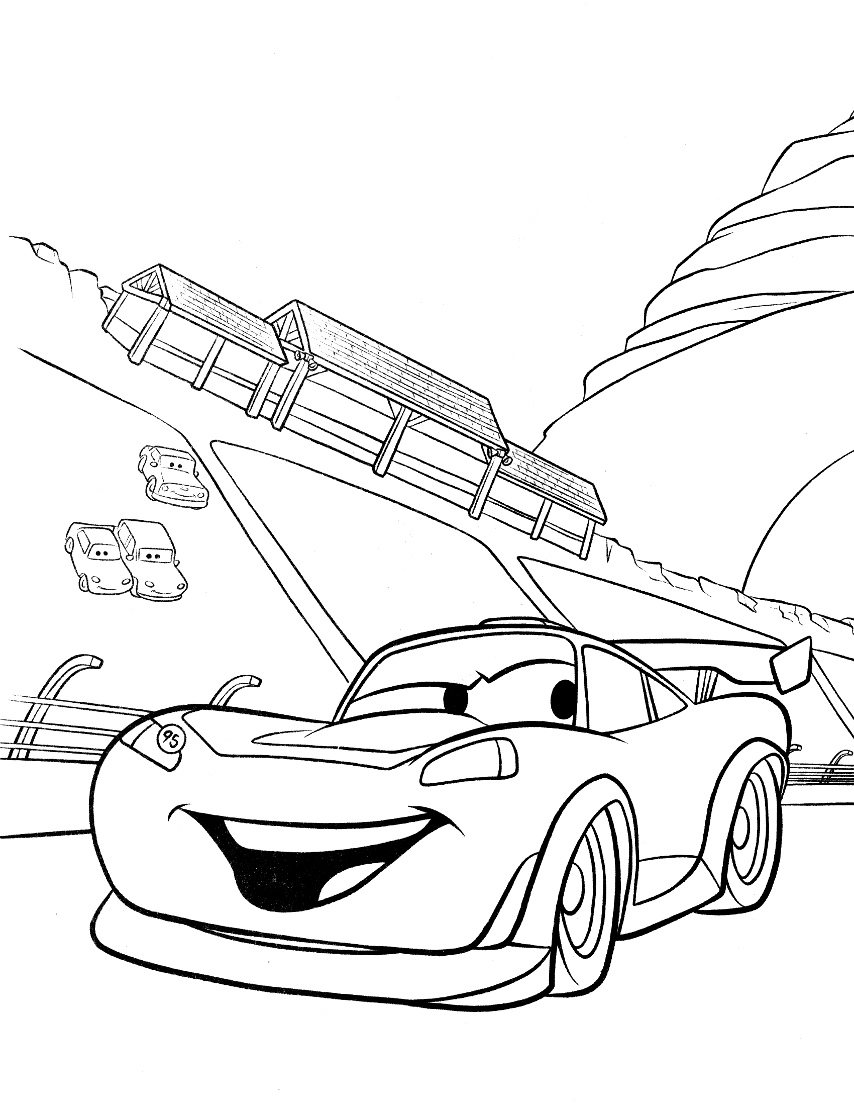 Disney Cars Coloring Pages 1700x2200 Disney Cars Coloring Pages