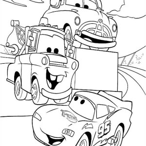 300x300 Disney Cars 2 Coloring Page Disney Cars 2 Coloring Page Color