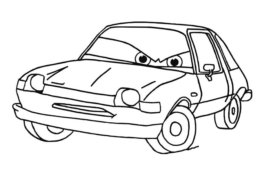 850x567 Disney Pixar Cars Coloring Pages