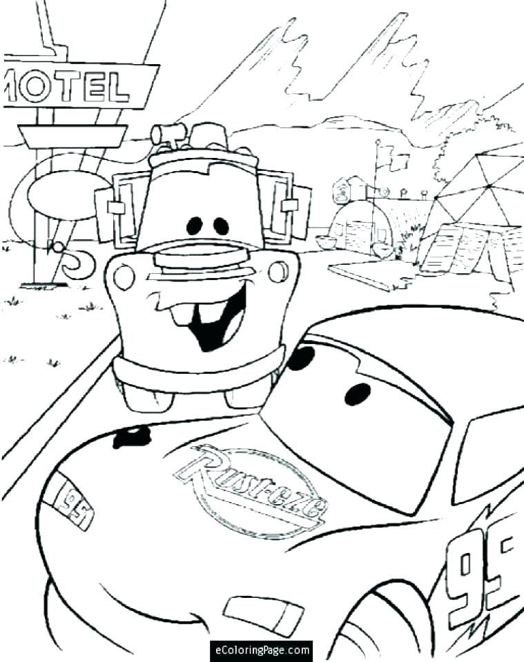 759x960 Lightning Mcqueen Coloring Pages Cars 2 Coloring Pages