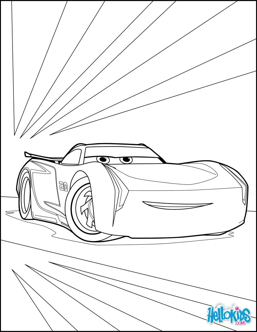 820x1060 Cars 3 Coloring Page. More Cars And Disney Coloring Sheets
