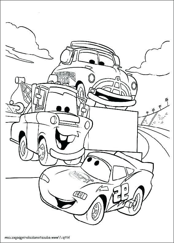 Cars Christmas Coloring Pages at GetColorings.com | Free printable ...