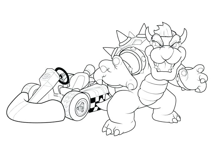 700x500 Mario Cart Coloring Pages Kart 8 Coloring Pages Kart Coloring