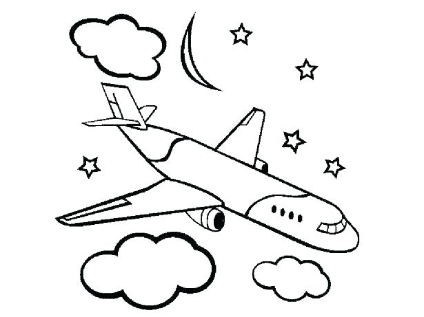 Airplane Coloring Page 615x461 Airplane Coloring Page