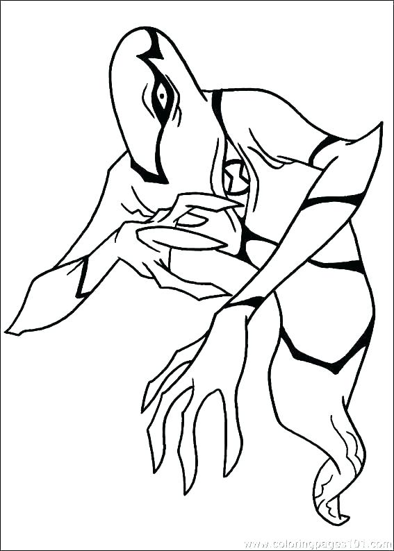567x794 Alien Coloring Page Click The Strange Alien Creatures Coloring