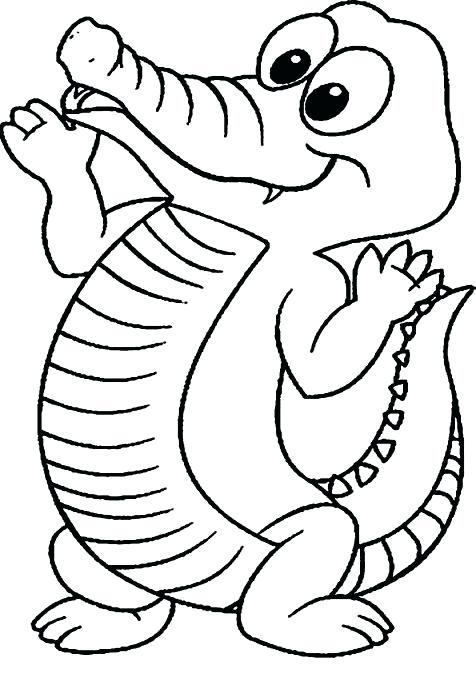 Crocodile Coloring Pages Animal Crocodile Coloring Page Baby 476x673 Crocodile Coloring Pages Animal Crocodile Coloring Page Baby