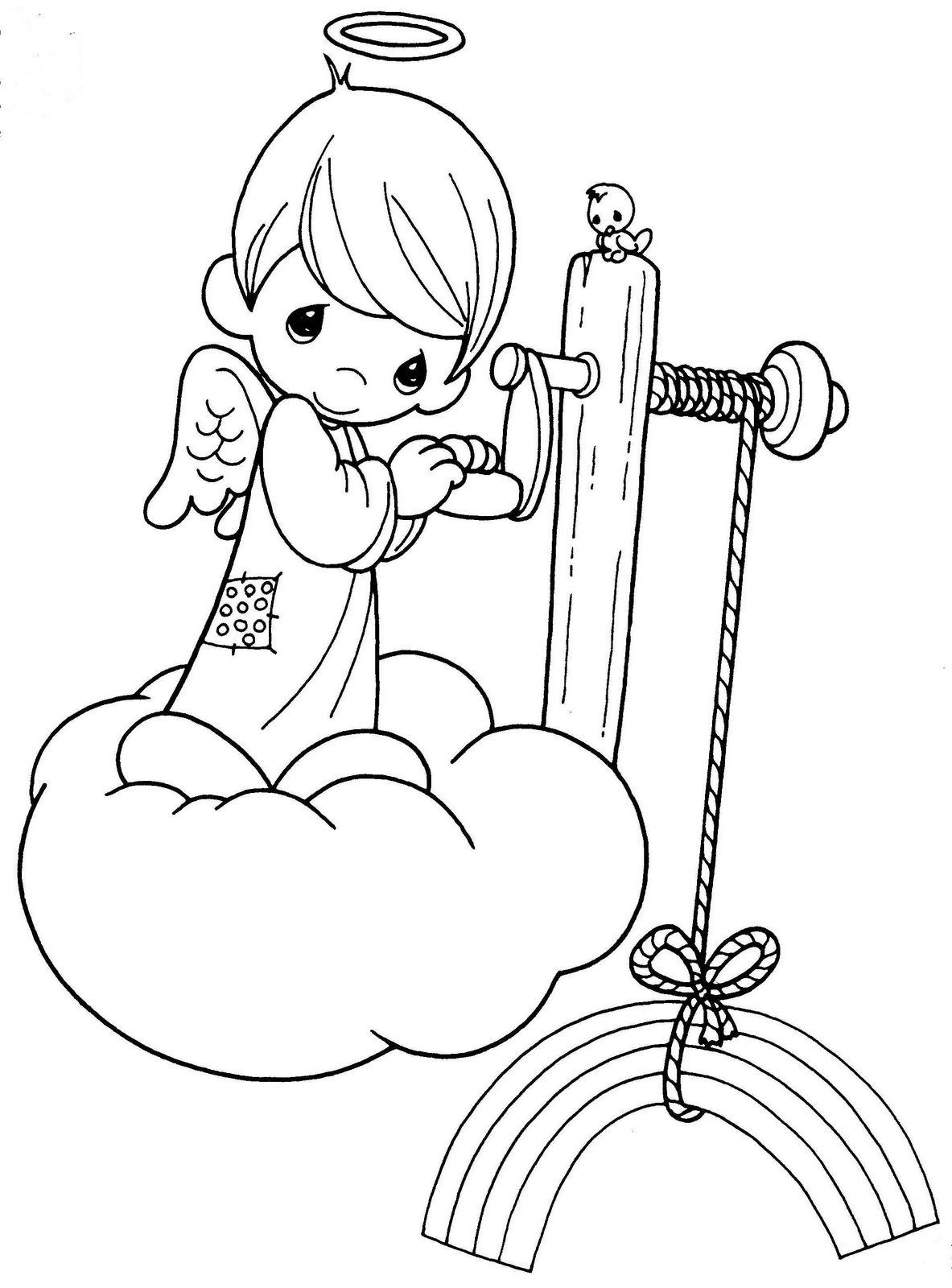 1183x1600 Best Of Precious Moments Angels Coloring Pages Free Coloring