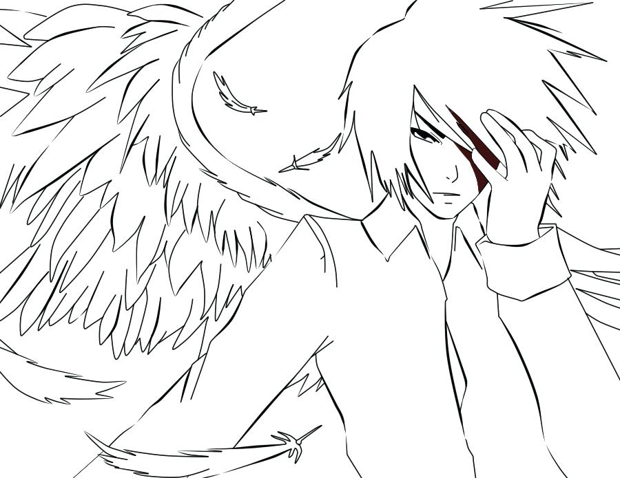 900x695 Free Anime Coloring Pages White Anime Angel Coloring Pages Cartoon