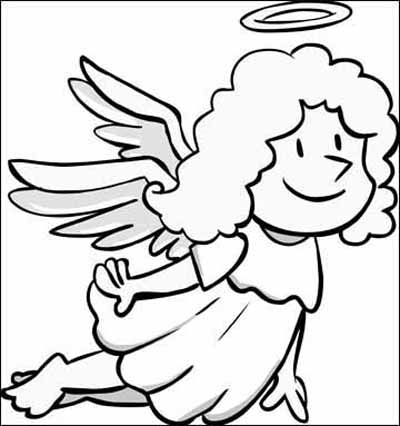400x426 Angel Coloring Pages For All Kids Creative.