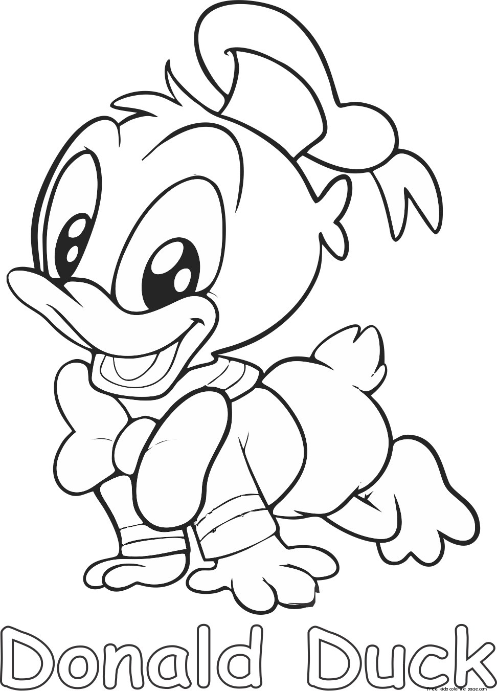 972x1351 Printables Disney Donald Duck Baby Coloring Pages For Kidsfree