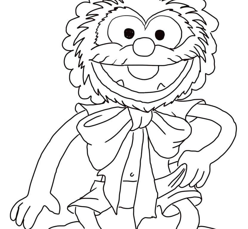 831x768 Muppets Coloring Pages