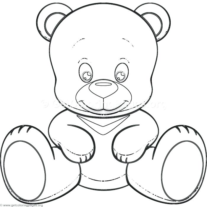 Black Bear Coloring Pages 700x700 Black Bear Coloring Pages