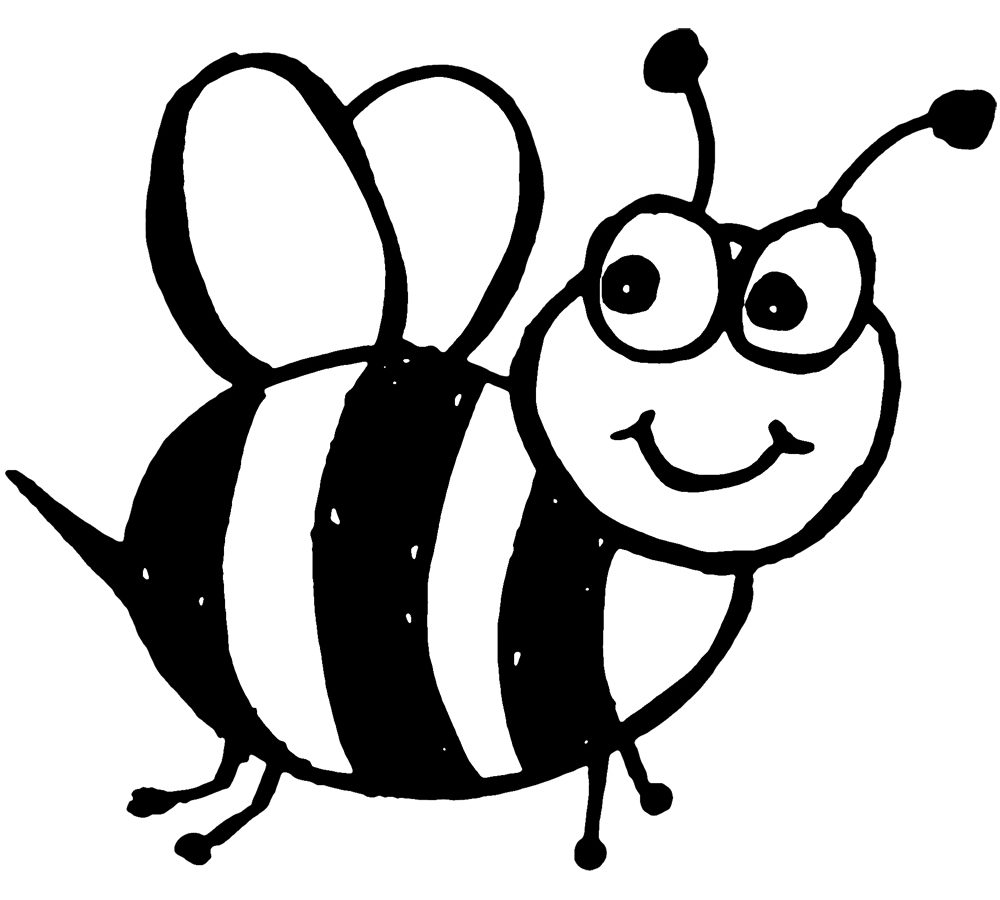 1000x900 Bumble Bee Coloring Page 445 Inside Pages