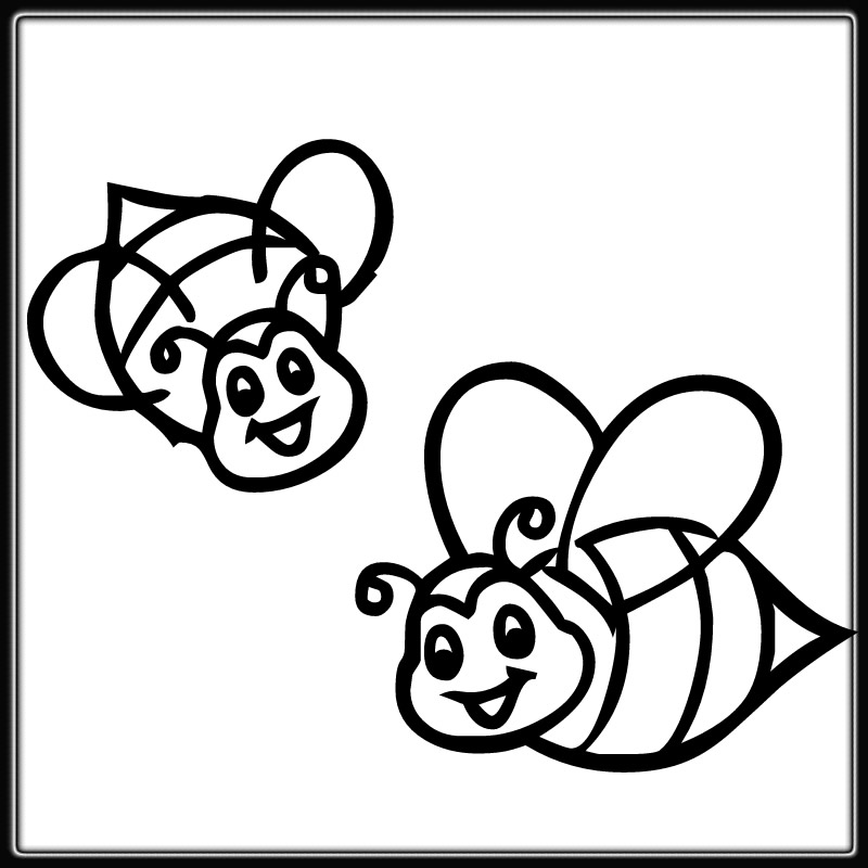 800x800 Free Printable Bumble Bee Coloring Pages Cartoon Download