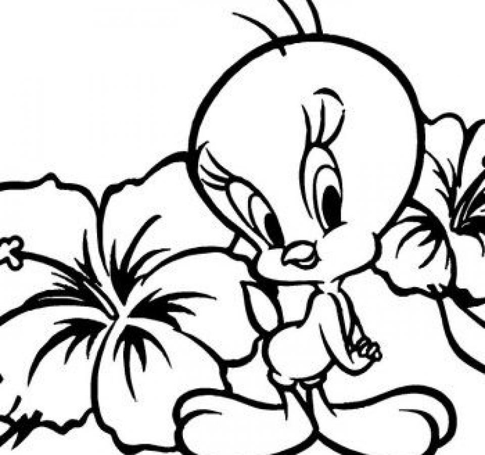 960x900 Ba Tweety Bird Coloring Pages To Print Looney Tunes Cartoons Great