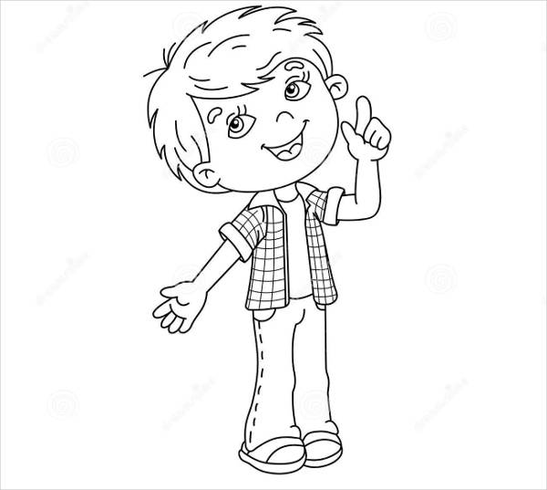 Cartoon Coloring Pages 600x537 Cartoon Coloring Pages